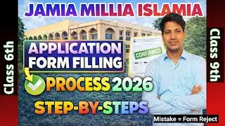 How to fill Jamia school Form 2026 Jamia school Form Class 6th 9th 