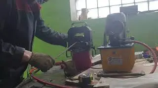 Обжим канатных строп