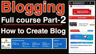 how to create blogger account||complete blogging course 2023||a to z blogging