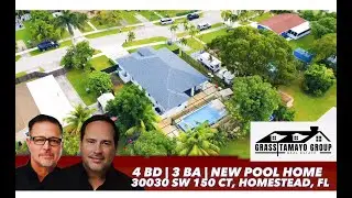NEW POOL HOME FOR SALE IN HOMESTEAD, FL