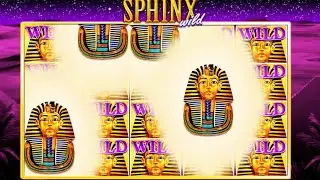 New Big Win slot IGT  SPHINX WILD  CRAZY WIN
