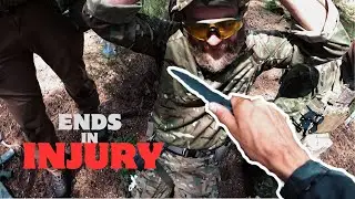 Airsoft Stealth Kill Ends in Injury and Cheaters caught 4k?!