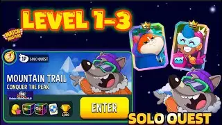 Match Masters Mountain Trail  CONQUER THE PEAK Level 1-3 solo challenge 