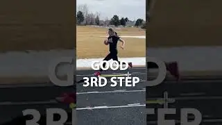Hurdle technique analysis for a high school girl. #shorts