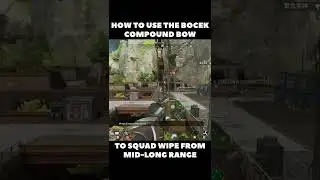 HOW TO USE THE BOCEK COMPOUND BOW | VALKYRIE BOCEK CLUTCH | Apex Legends Season 13 Saviors #shorts