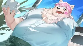 【雑談】朝目を覚ますためにコーヒーを飲むサモエド！！106#shorts #ケモV#Furry