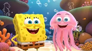 SpongeBob&rsquo;s Jellyfish Escaped the Net | Funny Toddler Song | Kids Rhymes