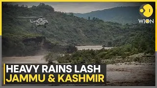 India: Alerts Issued in Across J&K, Landslides, Road Damage Leave Vehicles Stranded | WION