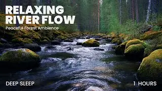 😴🌧️Nordic River Sleep Ambience • Smooth Water Flow for Relaxation, Deep Sleep & Rest