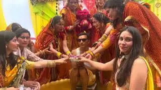 Part 2 || Pahadi Haldi Caremony || बेटे की हल्दी 😍|| पहाड़ी शादी की रस्में || पहाड़ी शादी || 🌴