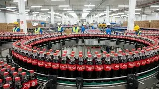 How Soft Drinks Are Made Inside Coca Cola Factory 🔥