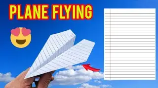 Paper Sa Plane Kaise Banaye ✈️ | Easy Paper Plane Making | Best Flying Plane