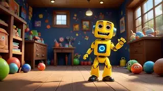 Six Toy Robots Count to Ten | Counting Song for Kids | Nursery Rhymes and Baby Songs