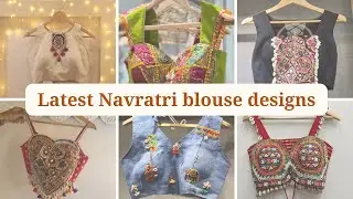 Navratri blouse designs | latest chaniya choli blouse design 2025 #navratri #blouse #trending
