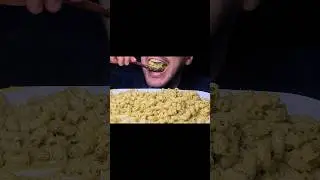 ASMR BASIL MACARONI PARMESAN PASTA (EATING SOUNDS) MUKBANG