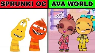 My Sprunki OC: Yellow vs Red Larva in AVATAR WORLD