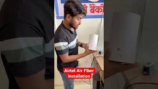 Airtel Xstream Airfiber Installation | Airtel Airfiber | Airtel Airfiber Speed Test | Airfiber plan