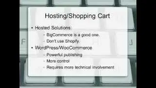 Website Hosting and Shopping Cart Solutions for Online Retail Stores