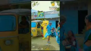 Teddy Going Auto Funny Video Vinod Telugu Teddy Bear Comedy Video