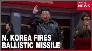 Pyongyang fires ballistic missile into the East Sea on Wed. morning: JCS