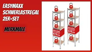 BEWERTUNG (2026): EASYmaxx Schwerlastregal 2er-Set. Infos