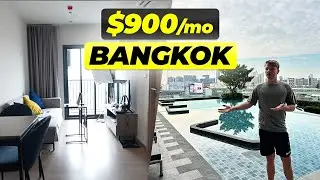 Bangkok $900 Condo Tour 🇹🇭 - REALITY of Thailand Luxury Condos..