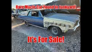 We Found A Super Rare Muscle Car Abandoned In A Junkyard! And, It Is For Sale!!