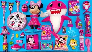 Mickey Mouse & Baby Shark Unboxing Review | Mixing Funny Candy Rainbow Candy with Sweets ASMR