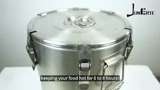 Insulated Barrel with Double-layer Design for 6-8 Hour Heat Retention &ndash; Keep Your Food Hot!