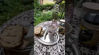 Breakfast at Secret Garden☕️Завтрак в волшебном саду #coffee #morning #garden
