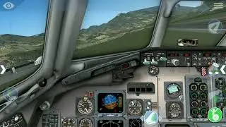 MD-80 Landing With Severe Turbelance