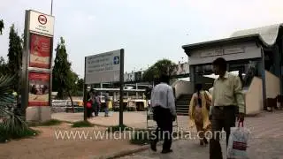 Chattarpur Metro Station in South Delhi