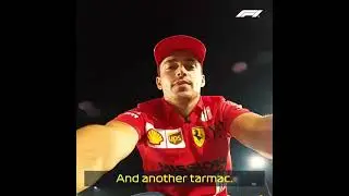 Circuit tour by bicycle with Ferrari drivers (pt.3) | #QatarGP | Extra