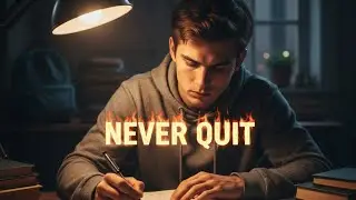 NEVER QUIT &ndash; Late Night Study Motivation | Discipline & Success 🔥