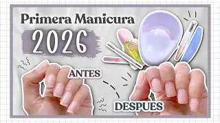 U&Ntilde;AS ROTAS 💅 ENCARNADAS 💅 CORTE 😱 | PRIMERA MANICURA 2026