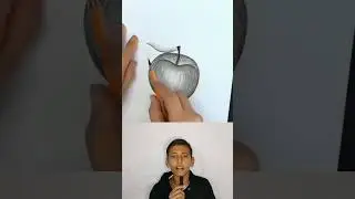 &ldquo;3D Apple That Looks REAL! 😱🍎 Easy Drawing&rdquo;#3DDrawing #AppleDrawing #EasyDrawing #Shorts #Viral #Art