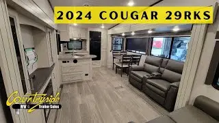 Spacious Rear Kitchen Fifth Wheel! | 2024 Cougar 29RKS