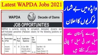 WAPDA Jobs 2021 | Latest Wapda Jobs 2021 |How to apply for wapda jobs | WAPDA Job 2021 Advertisement