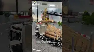 PERFECT COORDINATION: 1/14 RC CRANE & LOGGING TRUCK TEAMWORK! 🤝