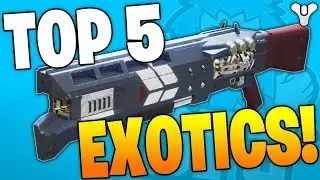 Destiny 2 Warmind - TOP 5 EXOTIC WEAPON - (Most Fun In PvP)