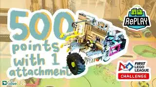 | 500 points with 1 attachment | FLL RePLAY Robot Game【 Kidwe Lab】