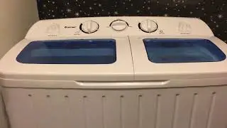 Giantex Portable Mini Compact Twin Tub Washing Machine 17.6lbs Washer Spain Spinner Portable Washing