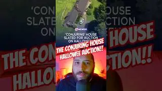 The Conjuring House Is Going Up for Auction on Halloween! 🕯️👻 #shorts #paranormal