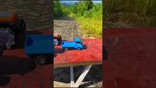 RC power jump test - 2 RC Thar vs 1 mini truck!😱#shorts #youtubeshorts #rccar #toys #shortsfeed