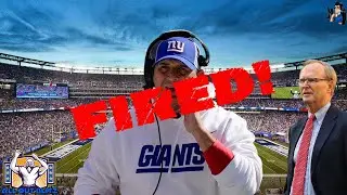 Joe Judge FIRED! | Giants search for New GM & HC!