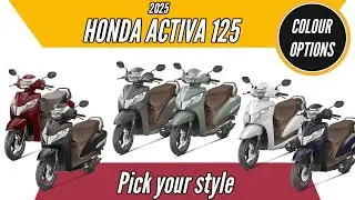 2025 Honda Activa 125 - All Colour Options - Images | AUTOBICS