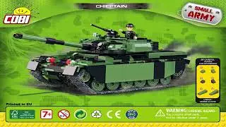 Cobi Instructions | Small Army / WW2 | 2494 | Chieftain (British Main Battle Tank)