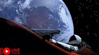 SpaceX's Iconic Tesla Roadster's Live Views |Throwback | Starman