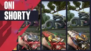 Oni Shorty Skin Showcase [4K] - Valorant Oni Skins