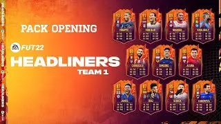 HEADLINER IN A PACK! HEADLINERS Team 1 Pack Opening | FIFA 22